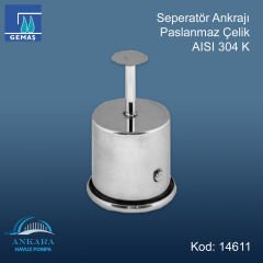 Seperatör Ankrajı Paslanmaz Çelik AISI 304K