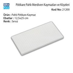 Pahlı Pötikare Kaymaz 12,5x25 cm Sırsız