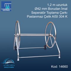 Seperatör Toplama Çarkı - 1,2 m - 304 K Paslanmaz Çelik
