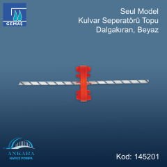 Seul Model Kulvar Seperatörü Topu, Dalgakıran, Beyaz