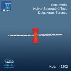 Seul Model Kulvar Seperatörü Topu, Dalgakıran, Turuncu