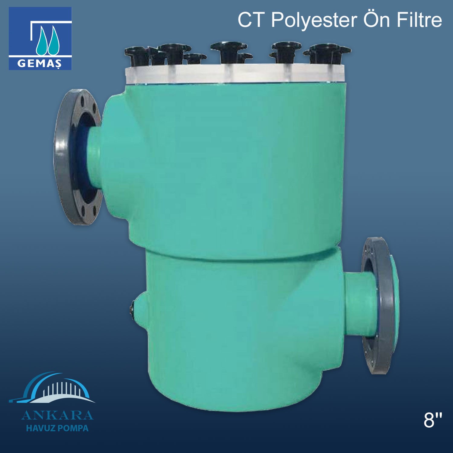 8'' CT Polyester Ön Filtre