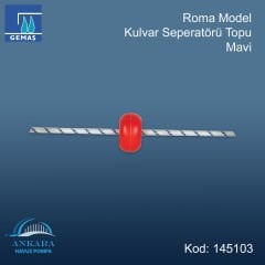 Seul Model Kulvar Seperatörü Topu, Mavi