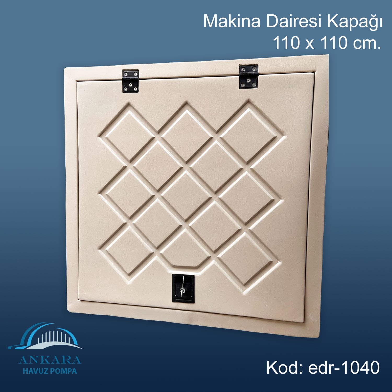 EDR 110 X 110 cm POLYESTER DEPO KAPAĞI