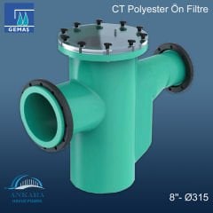 8''- Ø315 CT Polyester Ön Filtre