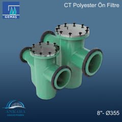 8''- Ø355 CT Polyester Ön Filtre