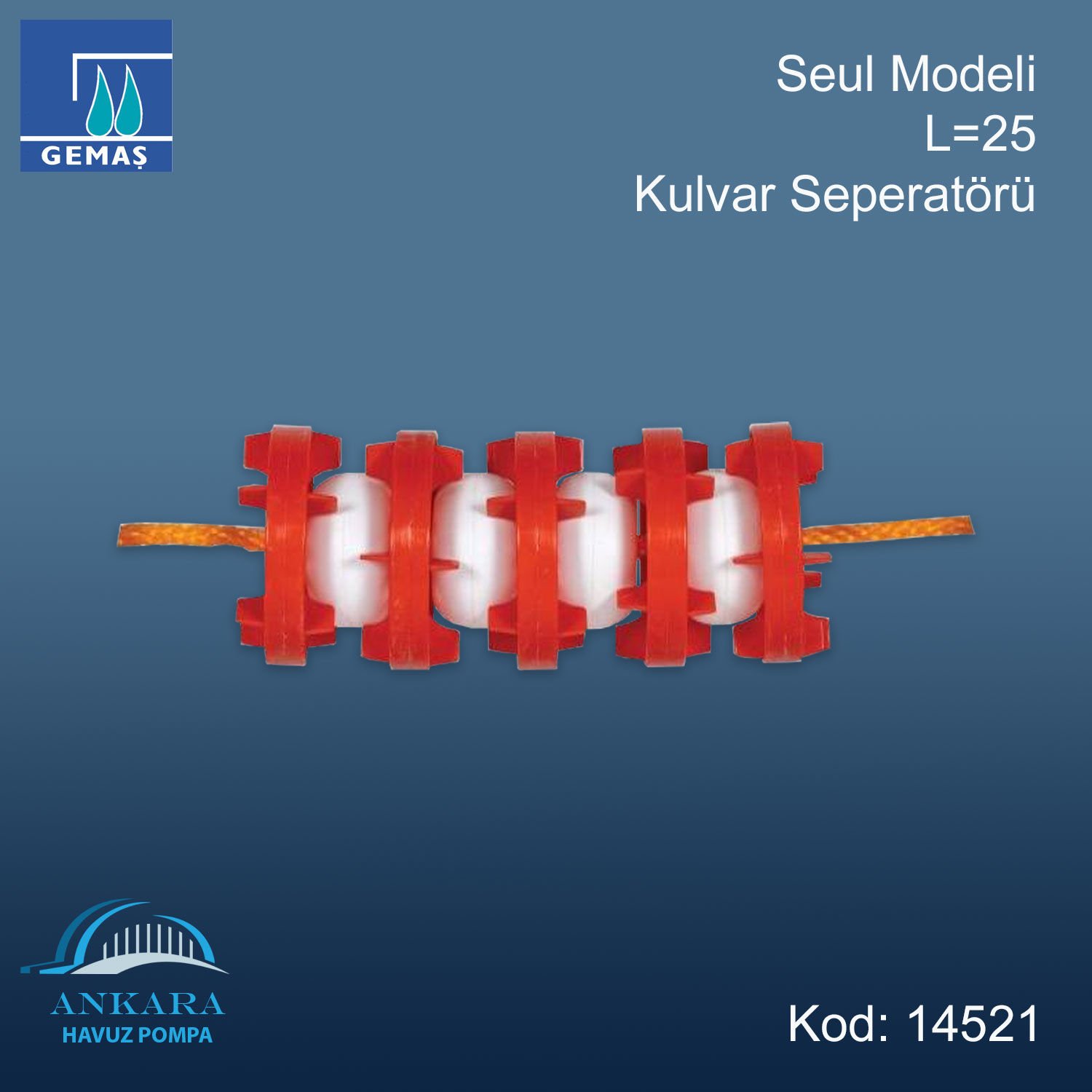 Seul Modeli Kulvar Seperatörleri L=25