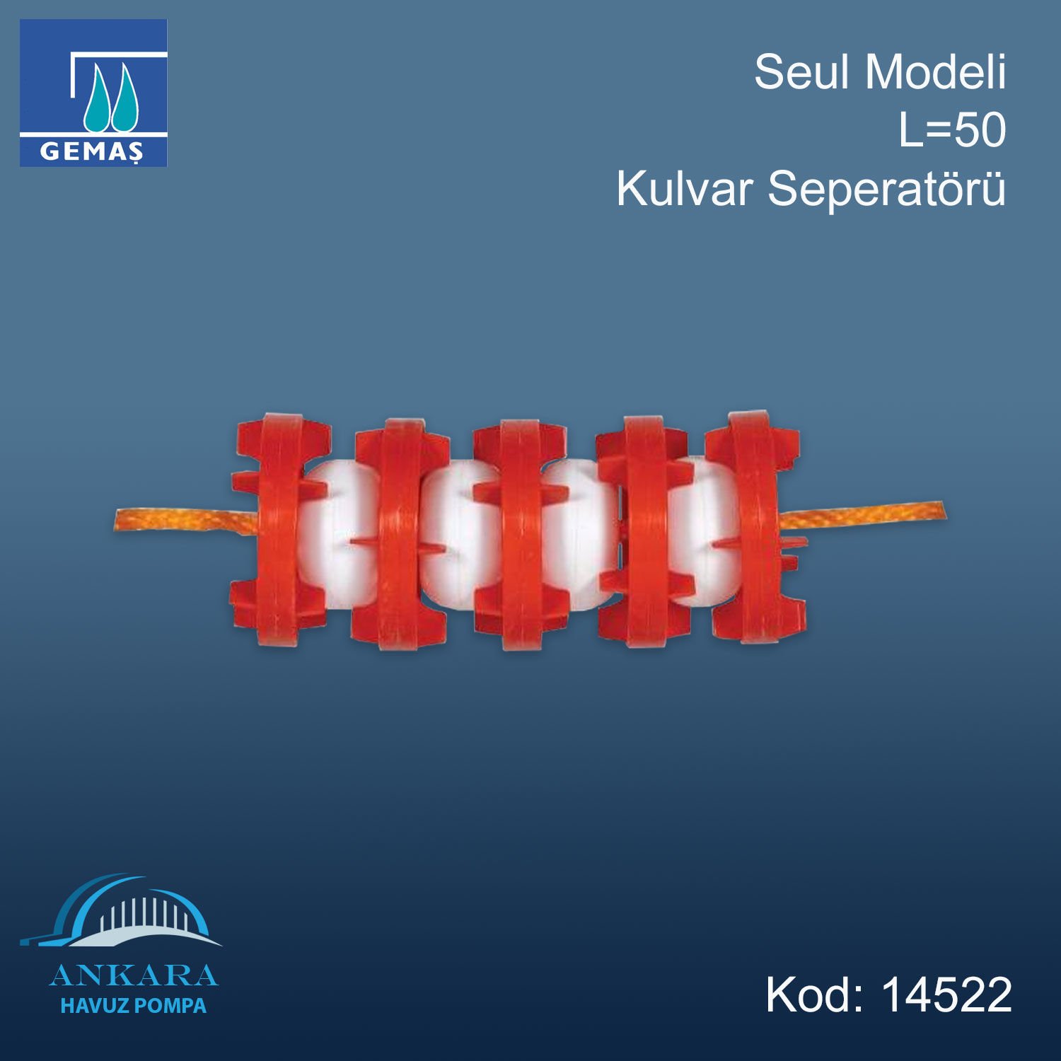 Seul Modeli Kulvar Seperatörleri L=50