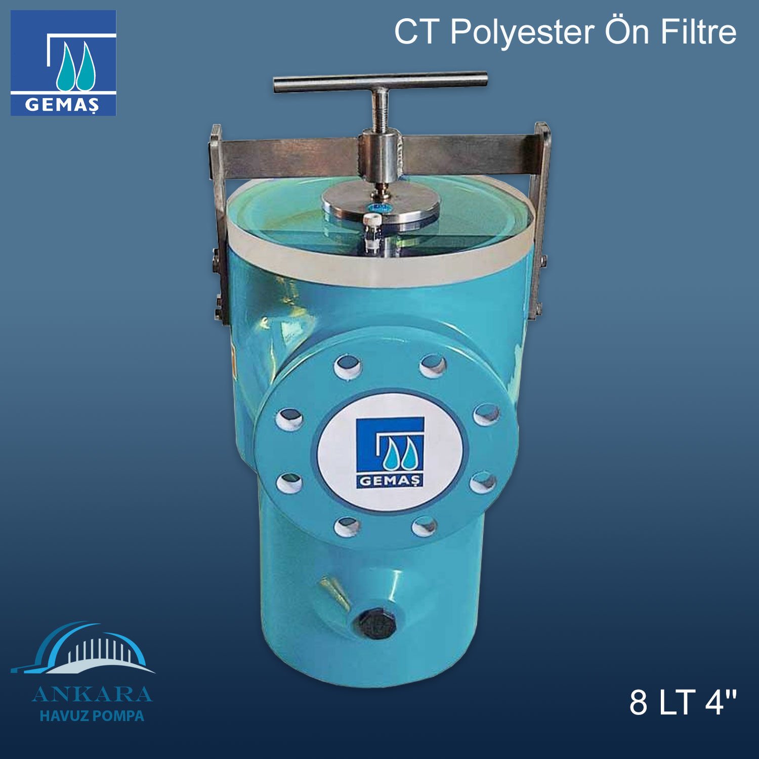 CT Polyester Ön Filtre 8 LT 4''