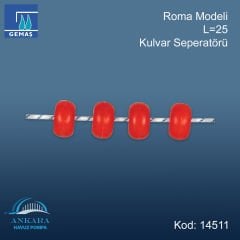 Roma Modeli Kulvar Seperatörleri L=25
