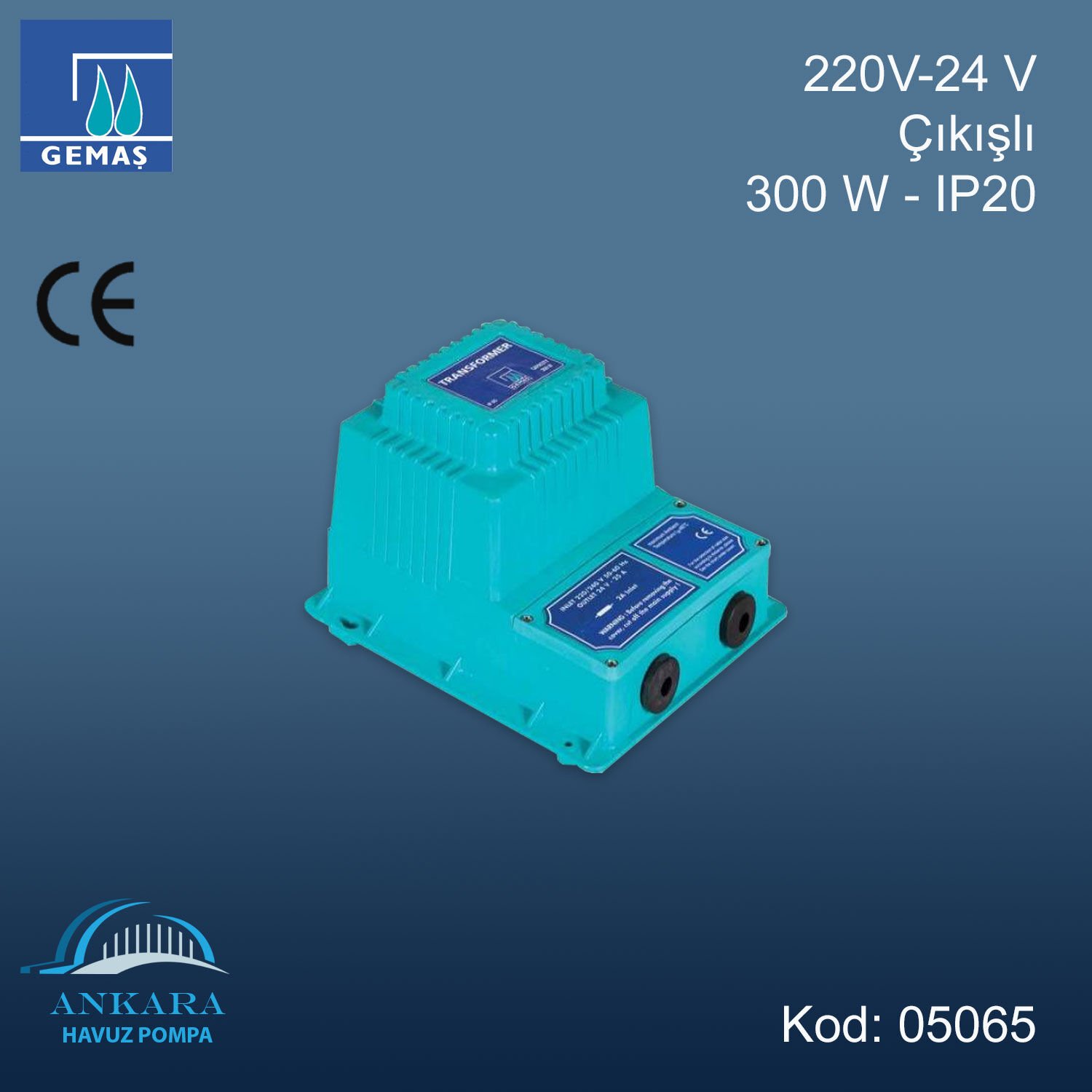 220V-24V Çıkışlı - 300W - IP20
