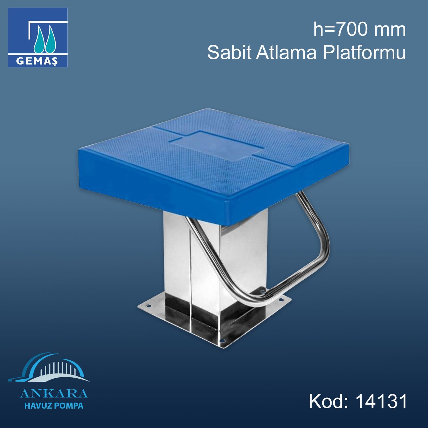 h=700mm Sabit Atlama Platformu