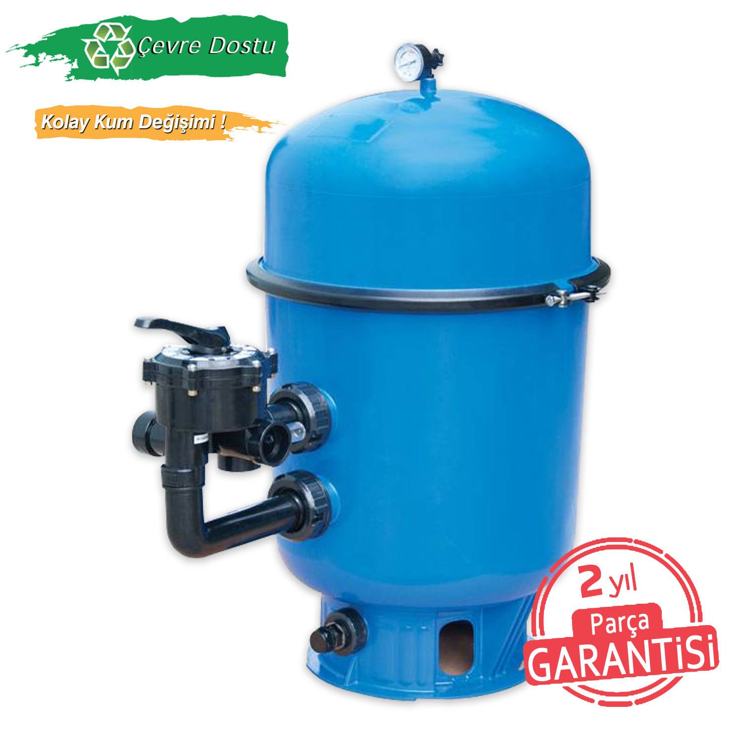 Injectrone CL - Ø 600 mm 1,5'' yandan çok yollu vanalı - 14 m³/h