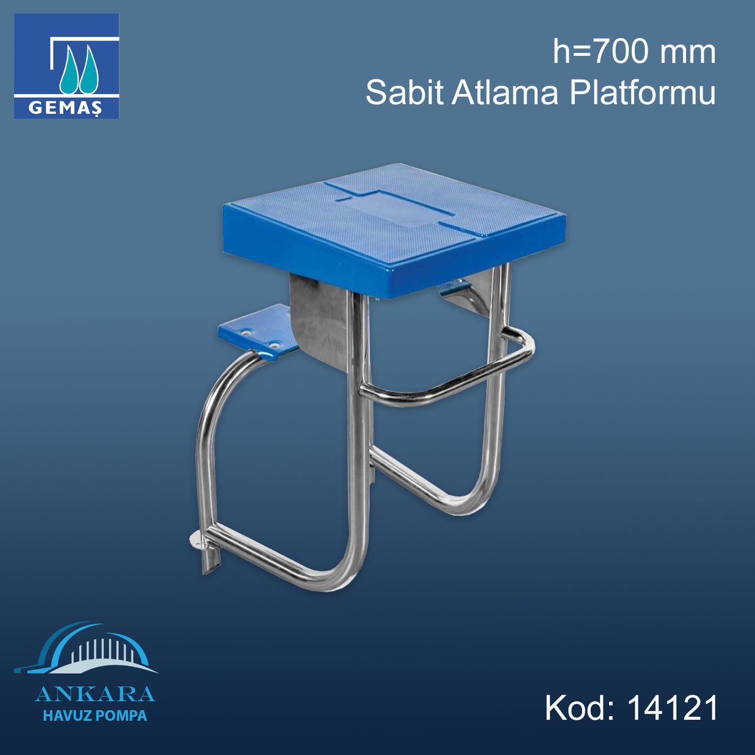 h=700mm Sabit Atlama Platformu