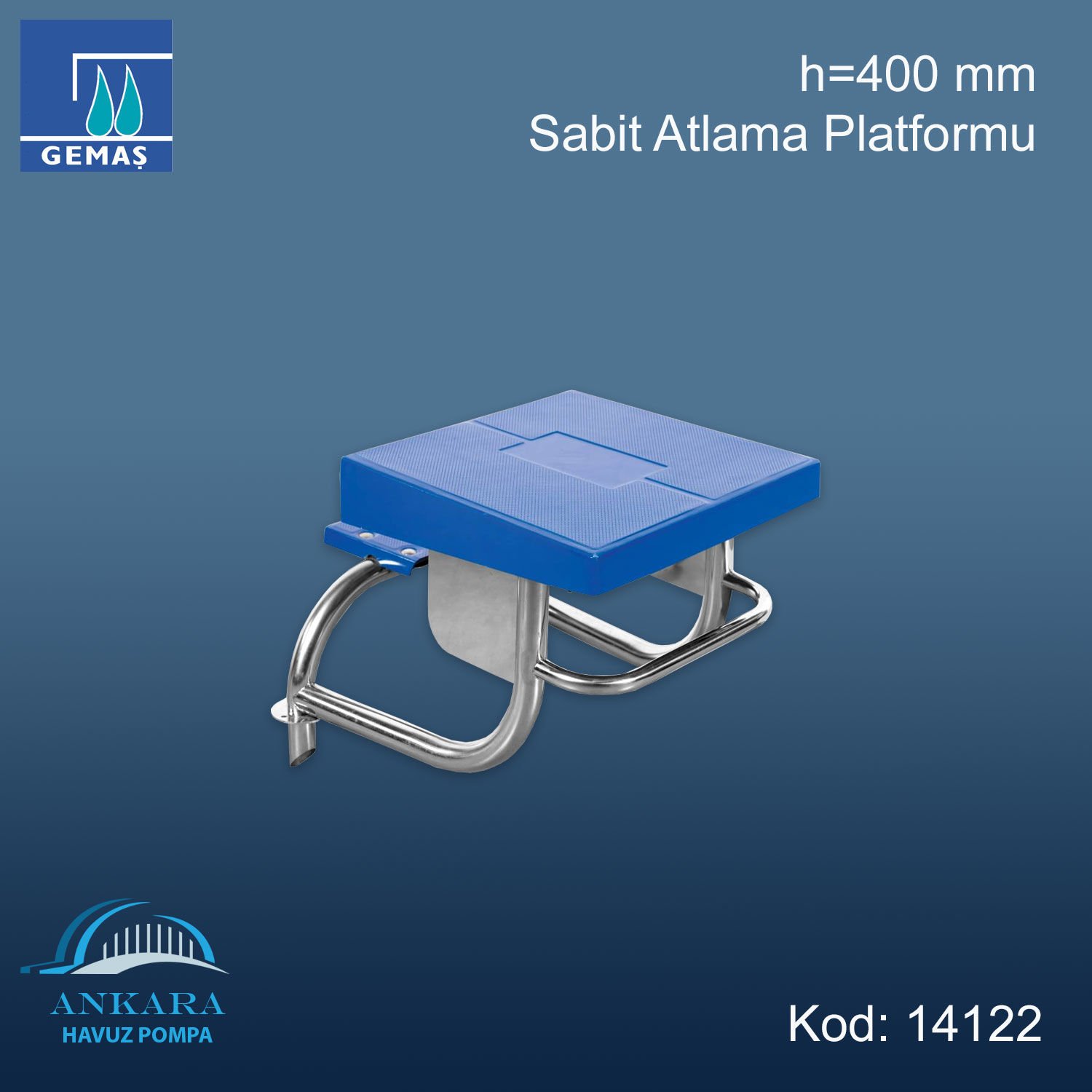 h=400mm Sabit Atlama Platformu