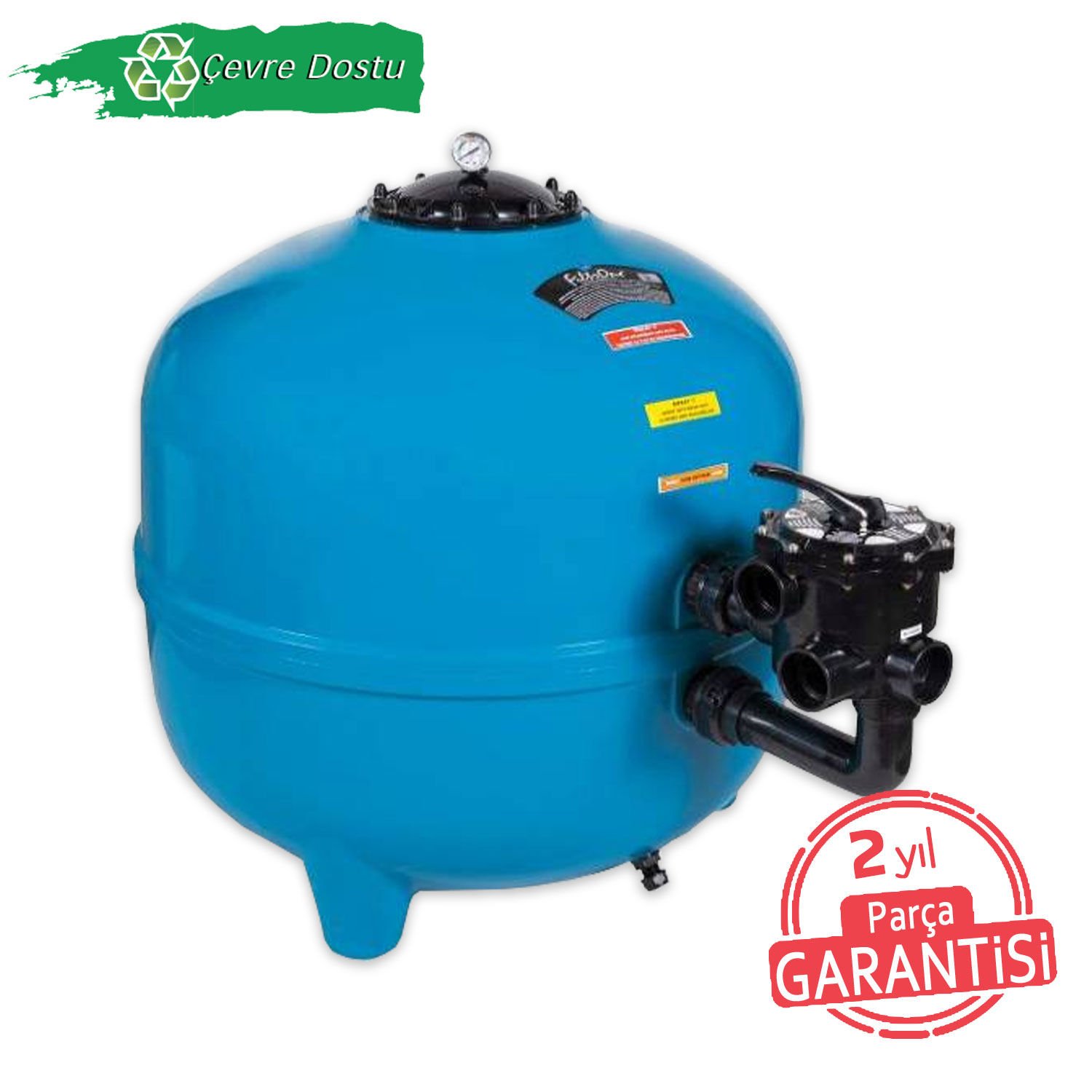 Filtrone - Ø920 mm - 33 m³/h 2'' Üstten ÇYV.