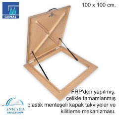 100 X 100 MAKİNA DAİRESİ İNİŞ KAPAĞI