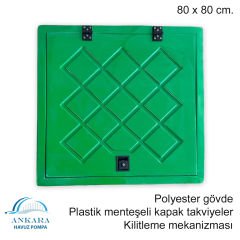 EDR 80 X 80 cm POLYESTER DEPO KAPAĞI