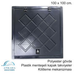 EDR 100 X 100 cm POLYESTER DEPO KAPAĞI
