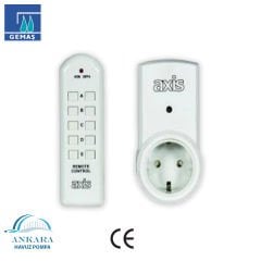 Tek Renkli Led Aydınlatmalar İçin Prizli Alıcı + Kumanda Anahtarı