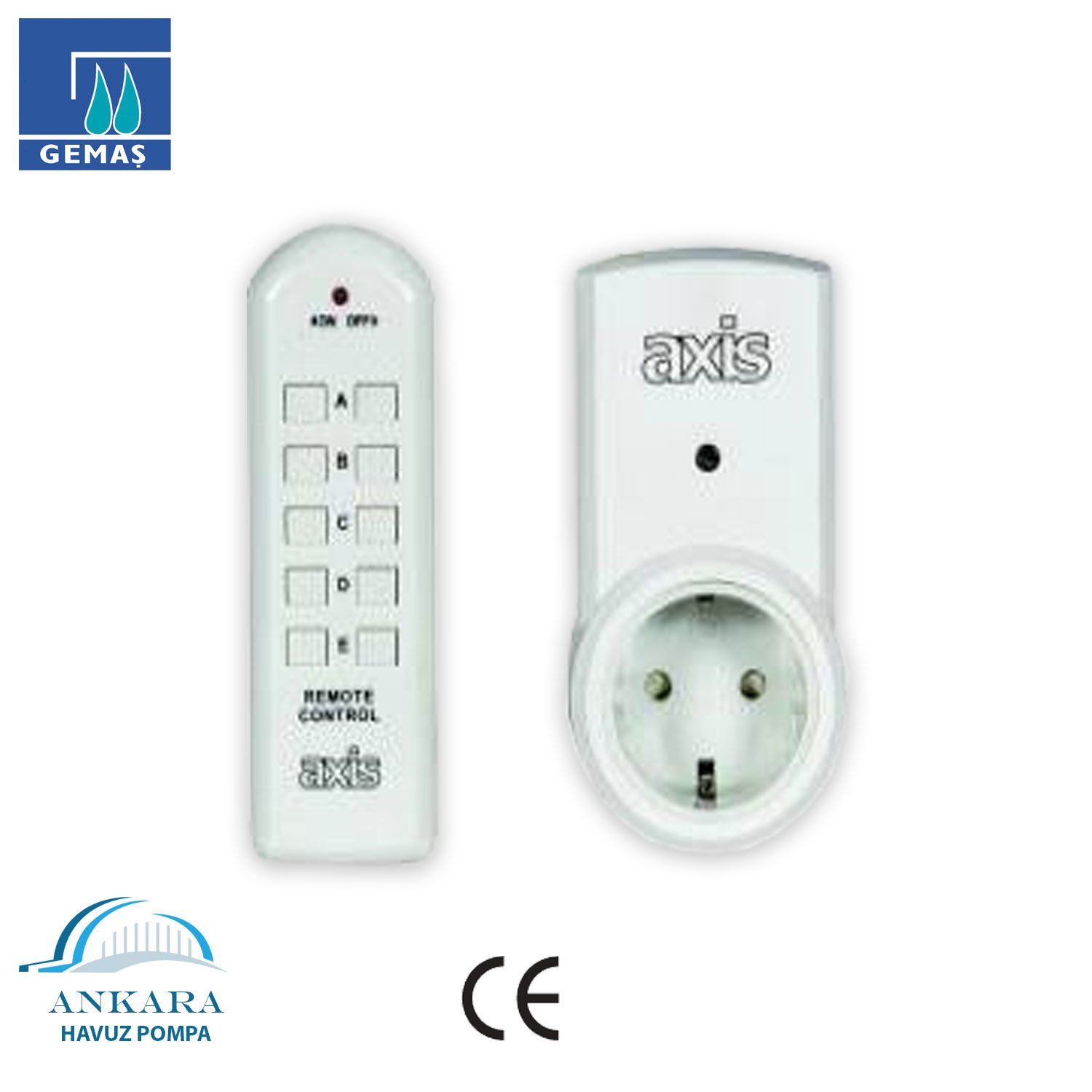 Tek Renkli Led Aydınlatmalar İçin İki Terminalli Pano II + Kumanda Anahtarı 4 tuşlu