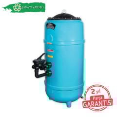 Filtrone HB - Ø615 mm Geniş Kapak 15 m³/h - 1,5'' Yandan ÇYV ile.