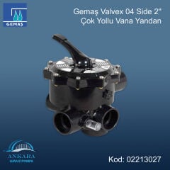 Gemaş Valvex 04 Side 2'' Çok Yollu Vana Yandan