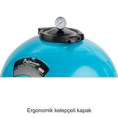 Premium Plastik Havuz Kum Filtresi - Ø400 mm - 6,30 m³/h