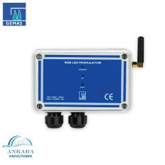 Kendinden Entegreli-RGB Renkli Led Lambalar için İki Terminalli Pano II + Kumanda Anahtarı 4 tuşlu