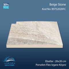 Beige Stone 20x20 cm Flex Izgara Köşeleri