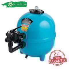 Premium Plastik Havuz Kum Filtresi - Ø615 mm - 15,00 m³/h