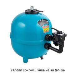 Premium Plastik Havuz Kum Filtresi - Ø615 mm - 15,00 m³/h