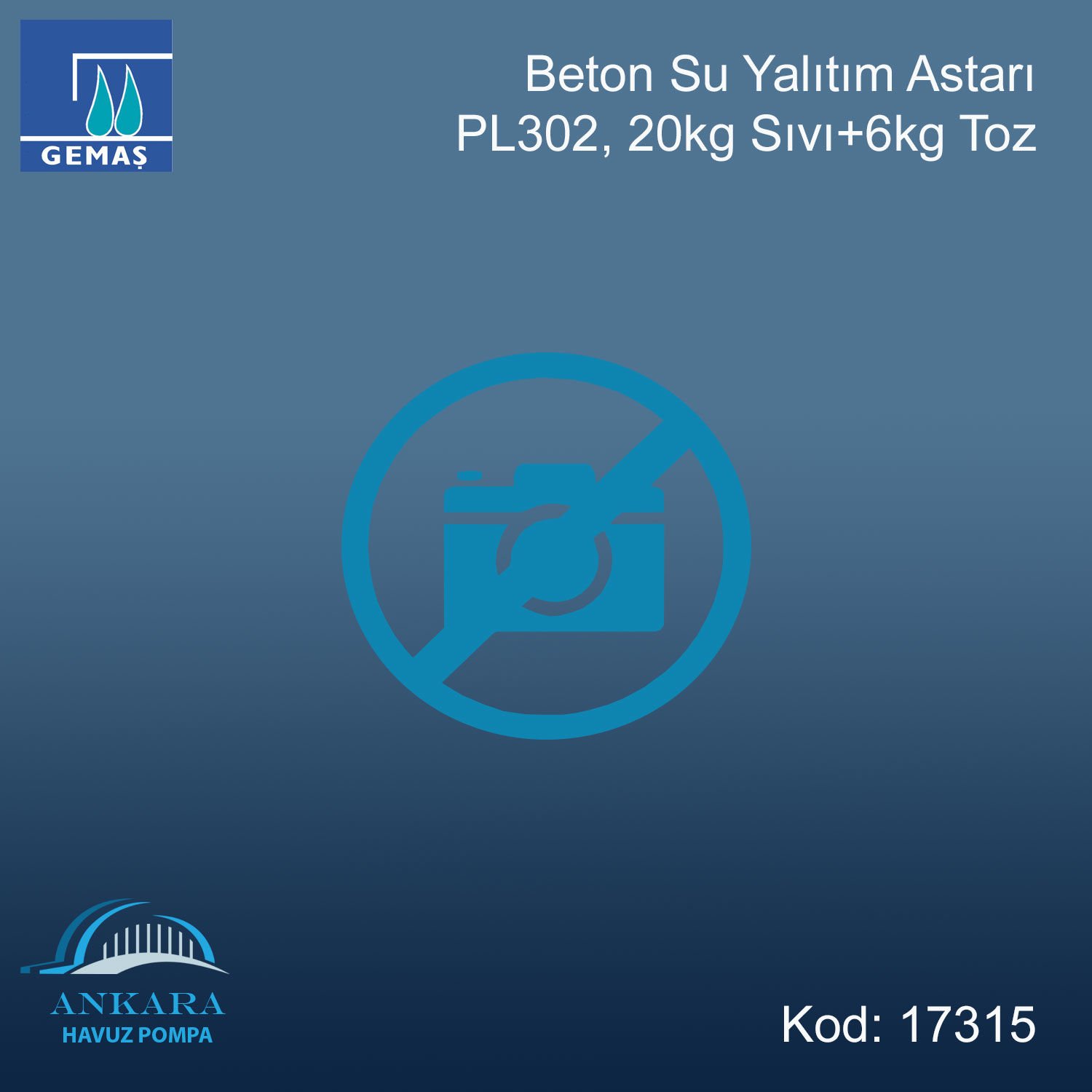 Beton Su Yalıtım Astarı PL302, 20kg Sıvı+6kg Toz