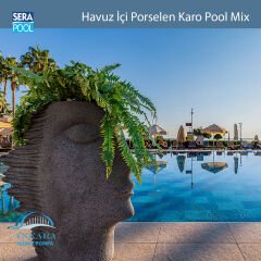 Pool Mix (5x5 cm / Fileli) Porselen Karo - m² 'si