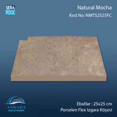 Natural Mocha 25x25 cm Flex Izgara Köşeleri