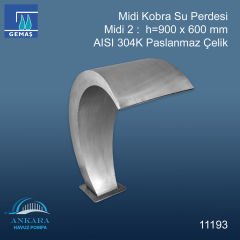 Midi Kobra Su Perdesi 304 K - Midi 2 - h=900x600 mm