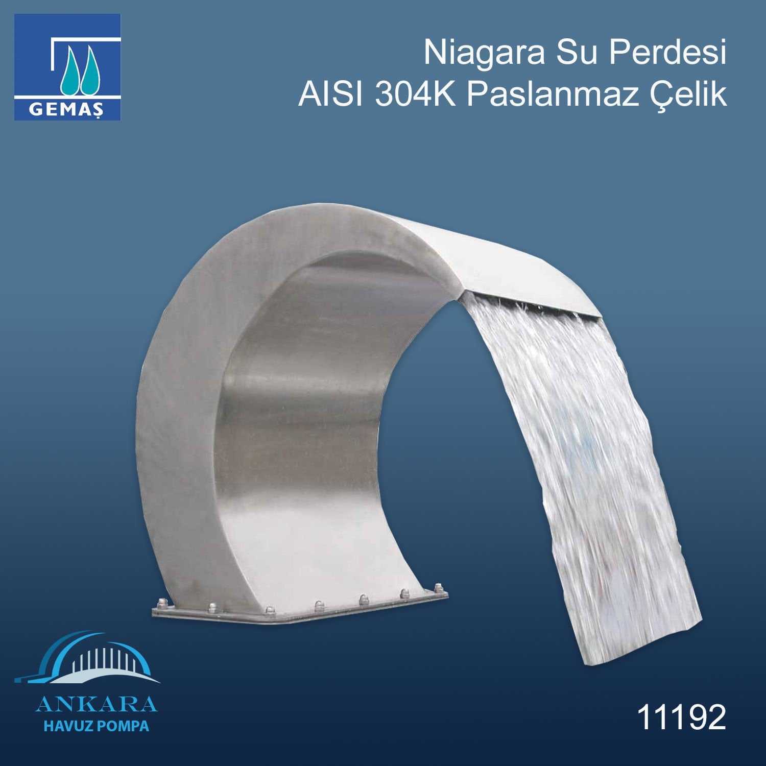 Niagara Su Perdesi 304 K