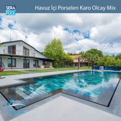 Olcay Mix (10x10 cm / Fileli) Porselen Karo - m² 'si