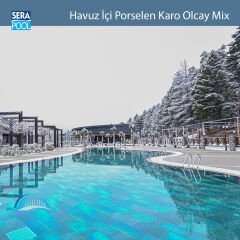 Olcay Mix (10x10 cm / Fileli) Porselen Karo - m² 'si