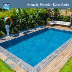 Marin (5x5 cm / Fileli) Porselen Karo - m² 'si