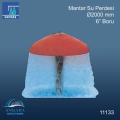 Mantar Su Perdesi Ø2000 mm 6'' Boru
