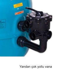 Broadex - Ø1200 mm Broadex Geniş Şeffaf Kapak Vanasız 2,5'' Bağlantı - 56 m³/h