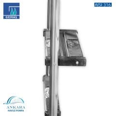 Umumi Havuzlar İçin U 316 Model - 3 Basamaklı Havuz Merdiveni Paslanmaz Çelik 316 Kalite