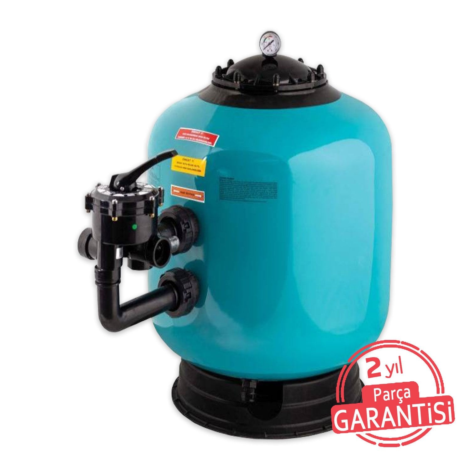 Filtegra - Ø630 mm - 1,5'' Üstten ÇYV. - 16 m3/h