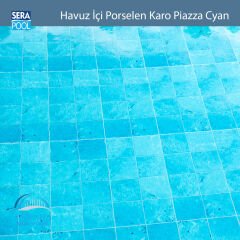 Piazza Cyan (33x66 cm) Porselen Karo - m² 'si