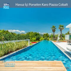 Piazza Cobalt (33x33 cm) Porselen Karo - m² 'si