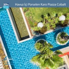 Piazza Cobalt (33x33 cm) Porselen Karo - m² 'si