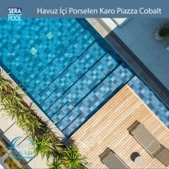 Piazza Cobalt (33x33 cm) Porselen Karo - m² 'si