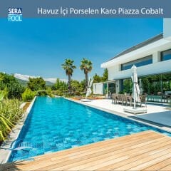 Piazza Cobalt (33x33 cm) Porselen Karo - m² 'si