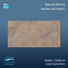 Natural Mocha 33x66x1,80 cm Çizgi Taşma Karo